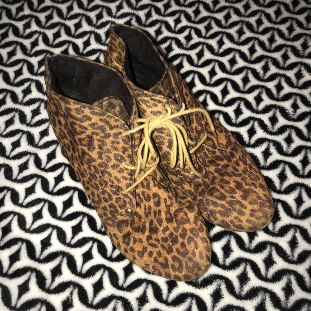 Forever 21 Leopard Ankle Boots